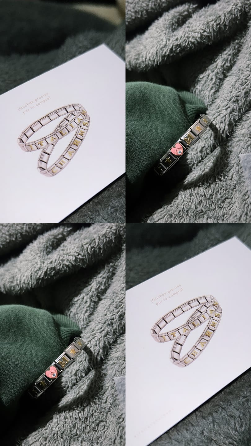 Customer photo review of Charm Letra M