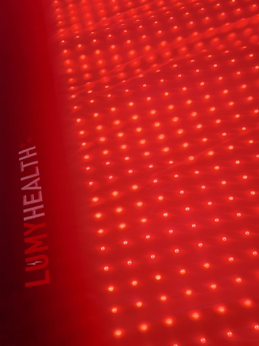 Customer photo review of LUMYHEALTH Dual-Pulse Red Light Therapy Mat for Pain Relief