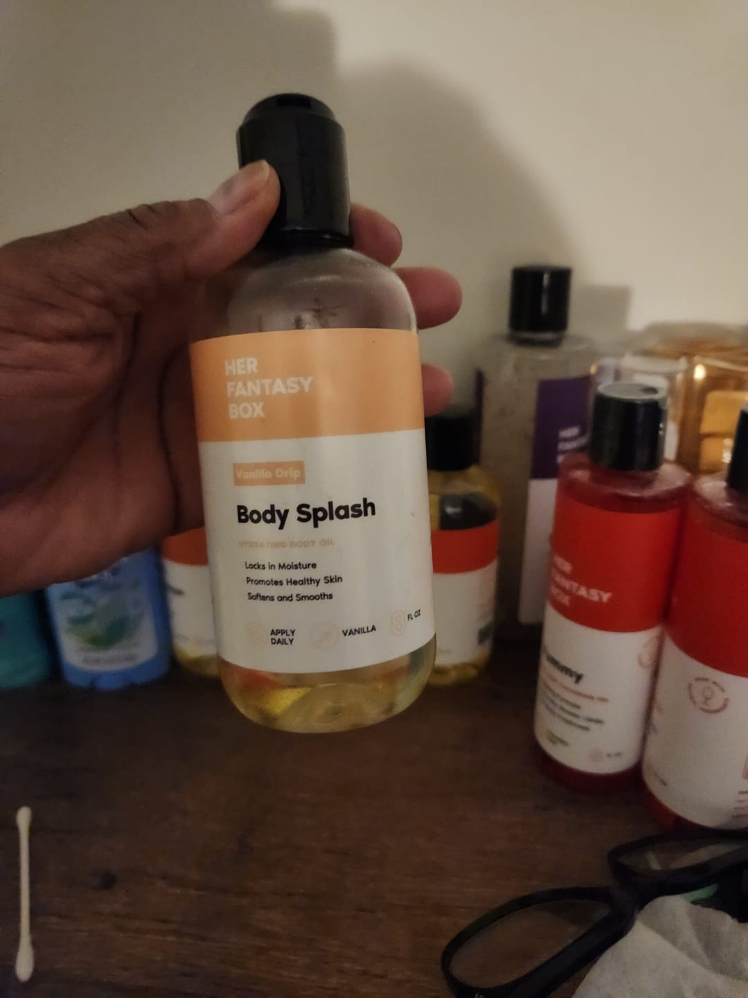 Customer photo review of Sweet Skin Body Oil Bundle