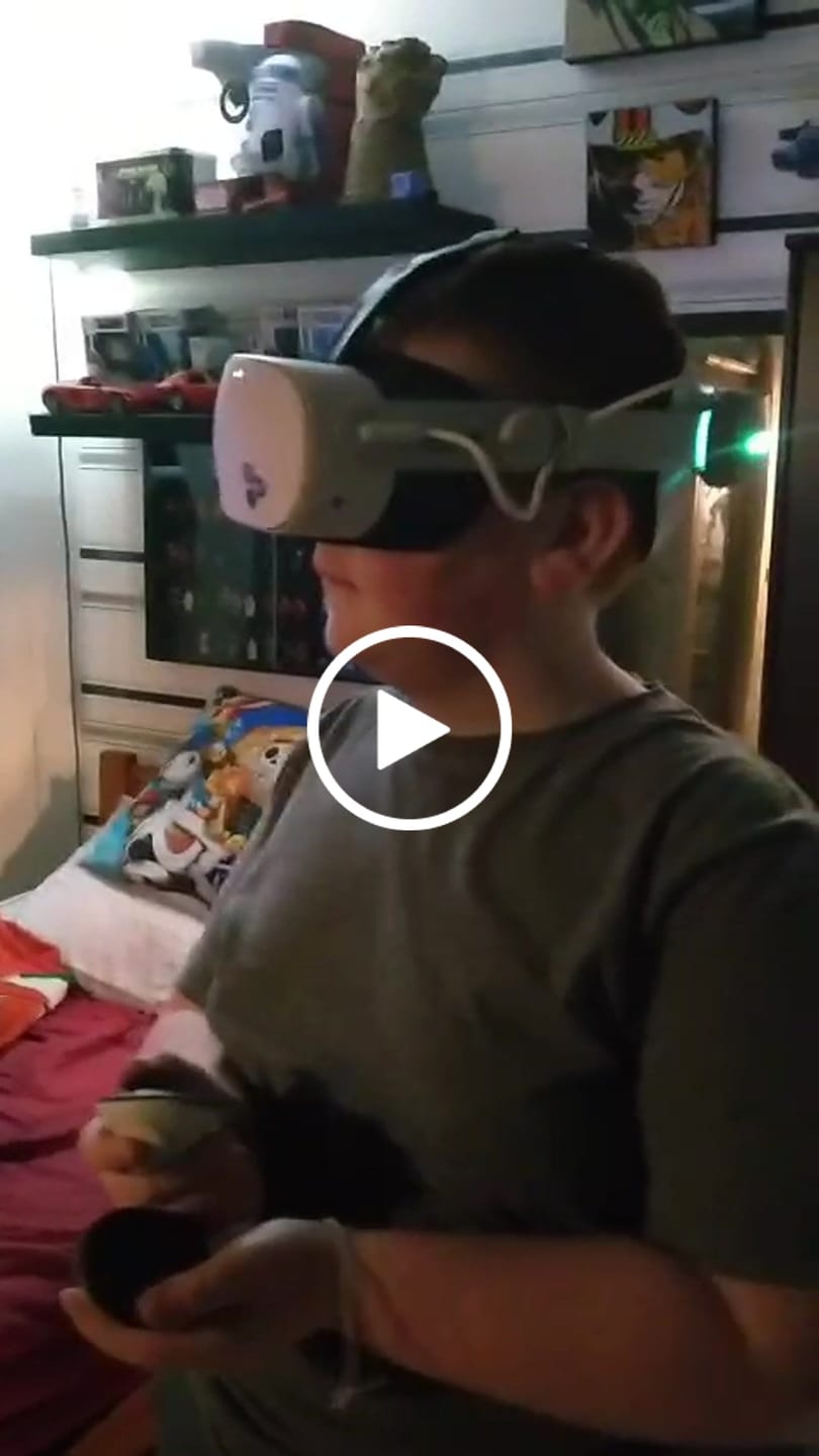 Customer video review of Comfort Strap with Battery Pack