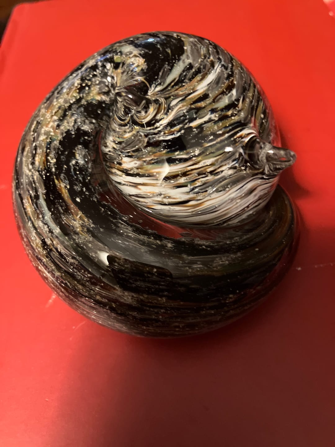 Customer photo review of Sleeping Cat with Infused Cremation Ashes