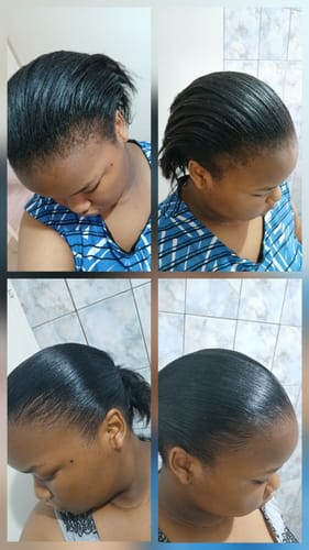 Customer photo review of New Formula: Hairline Fortifying Serum 30ml