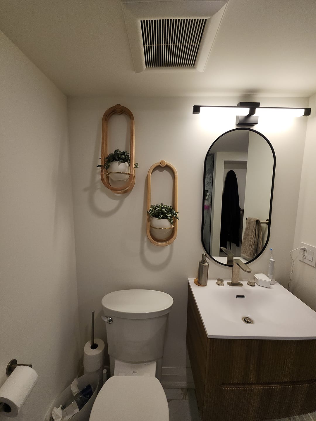 Customer photo review of Frame Wall Planter + Pot Duo