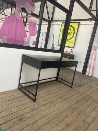Customer photo review of Escritorio Industrial | METAL BLACK - OUTLET