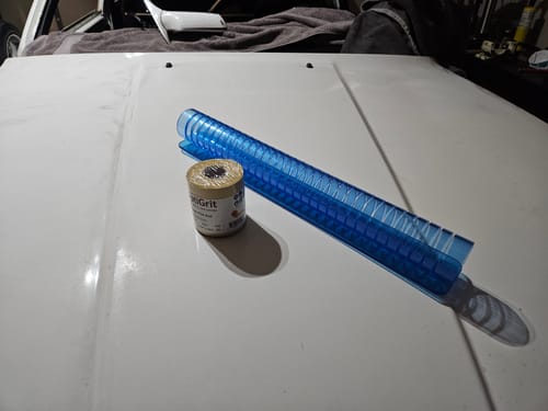 Customer photo review of OptiGrit PSA Roll Sandpaper - 320 Grit Aluminum Oxide 2-3/4" x 10 yards