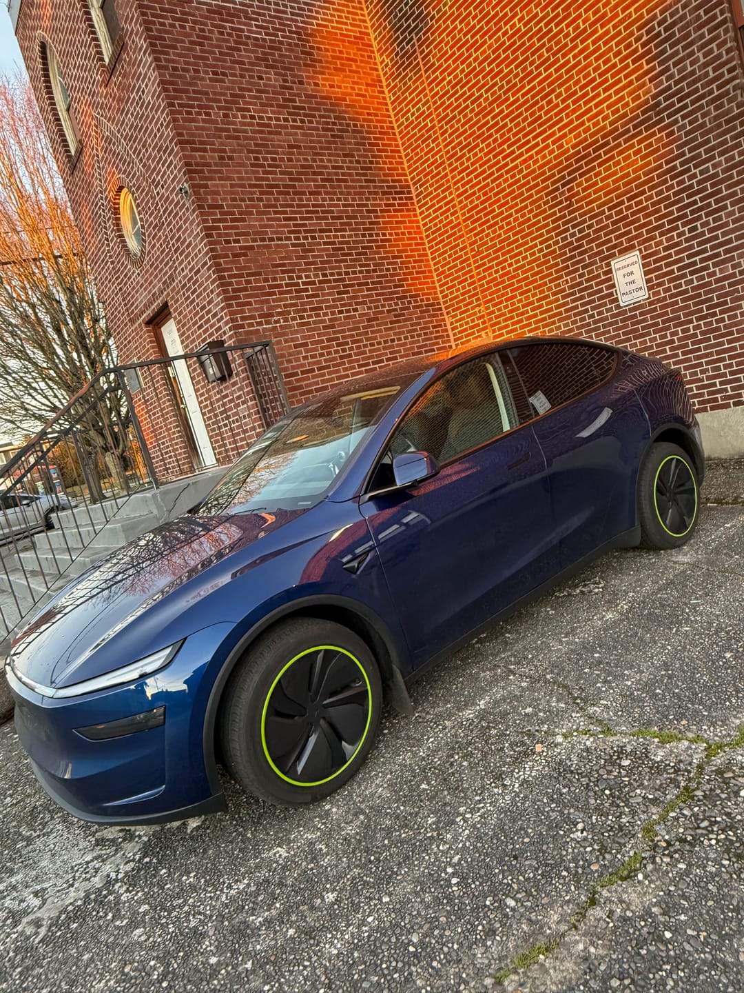 Customer photo review of 19" Crossflow Wheels Aluminum Alloy Wheel Rim Protectors for Tesla Model Y Juniper 2025+