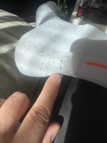 Customer photo review of Wesocks Knee High Compression | For Better Blood Circulation