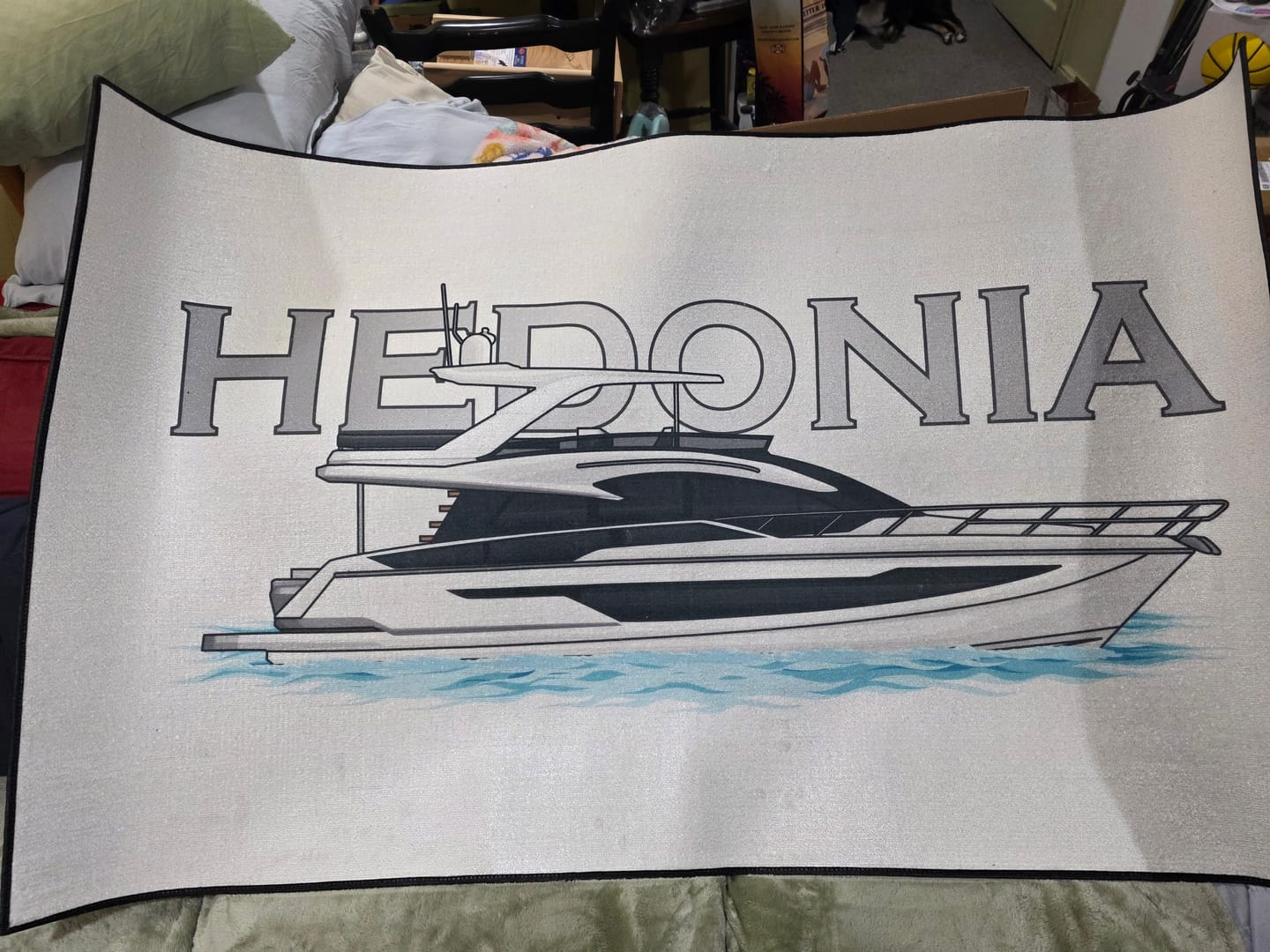 Customer photo review of Custom Indoor/Outdoor Dock Mat