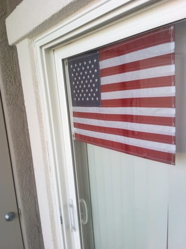 Customer photo review of 16" x 24" American Flag