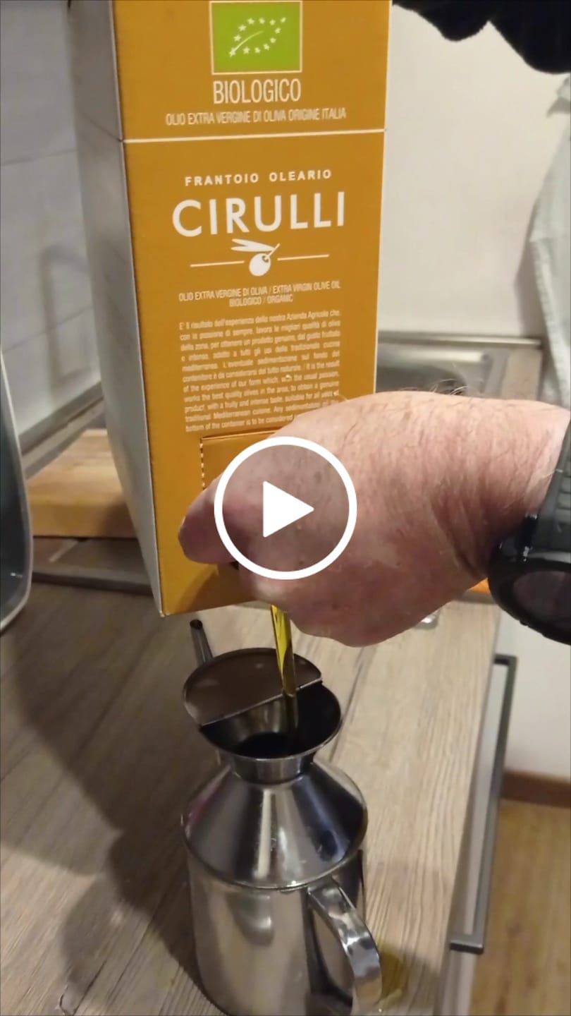 Customer video review of Bag in box di olio extravergine Biologico • 5 Litri