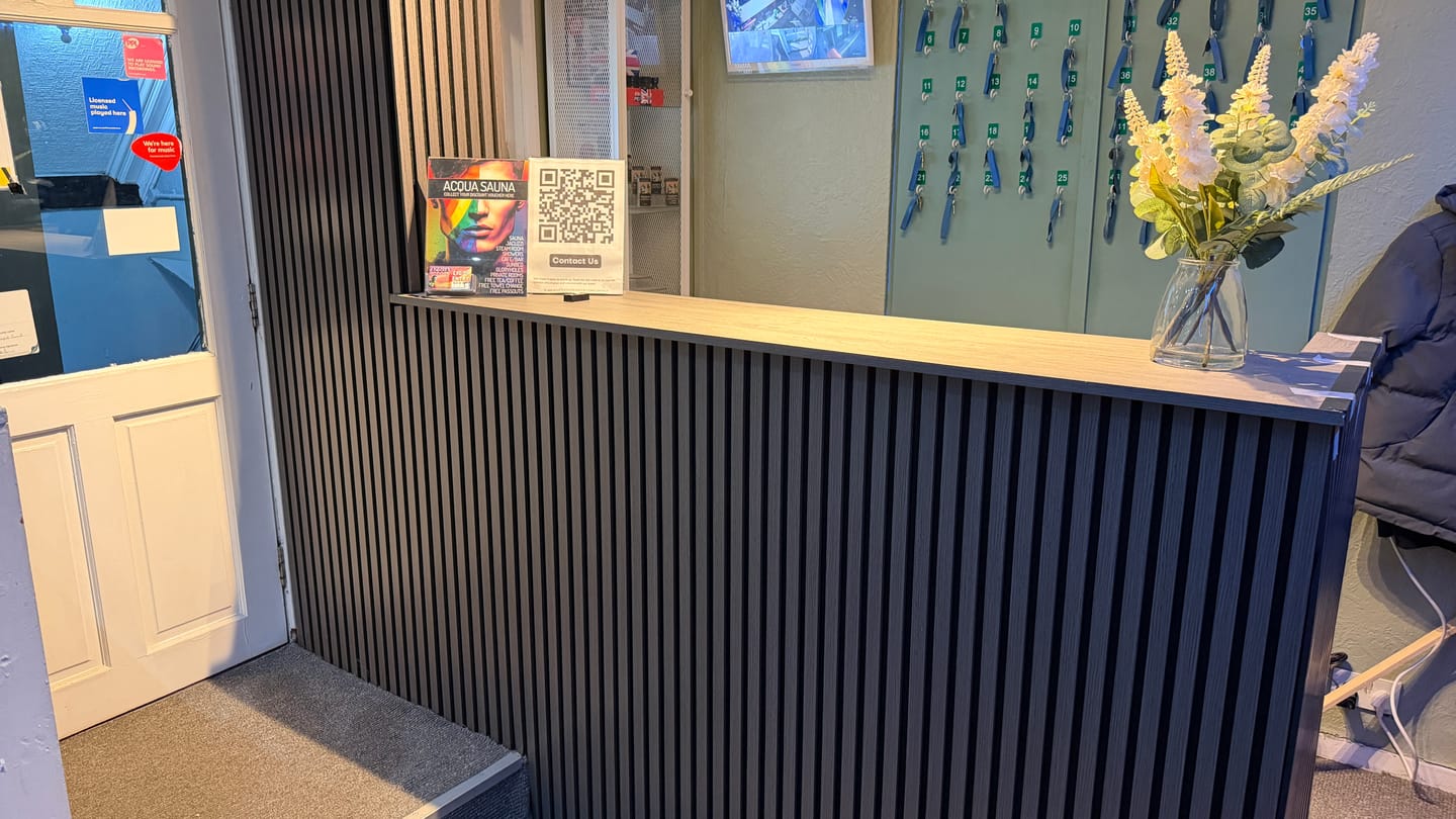 Customer photo review of Premium Acoustic Wall Panels - Dark Grey