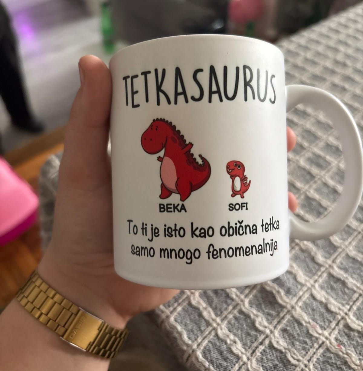 Customer photo review of Tetkasaurus šoljica