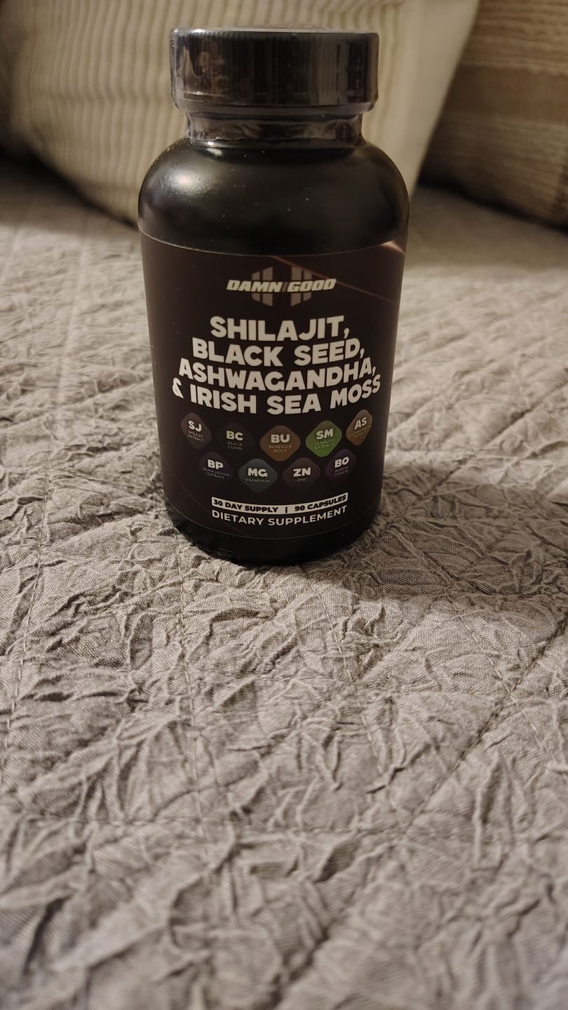 Customer photo review of Damn Good™ Shilajit Power Stack