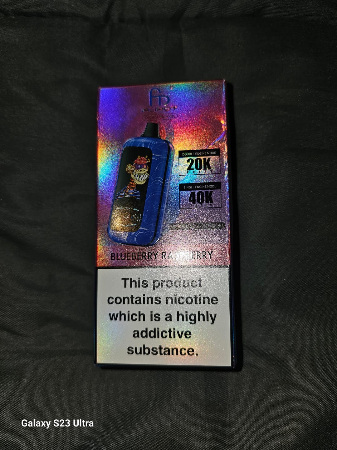 Customer photo review of Blueberry Raspberry