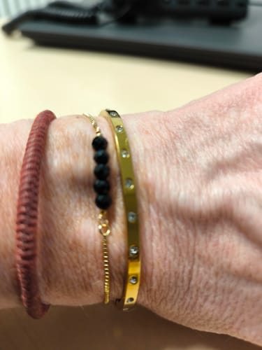 Customer photo review of Turmalin Armband - Schutz