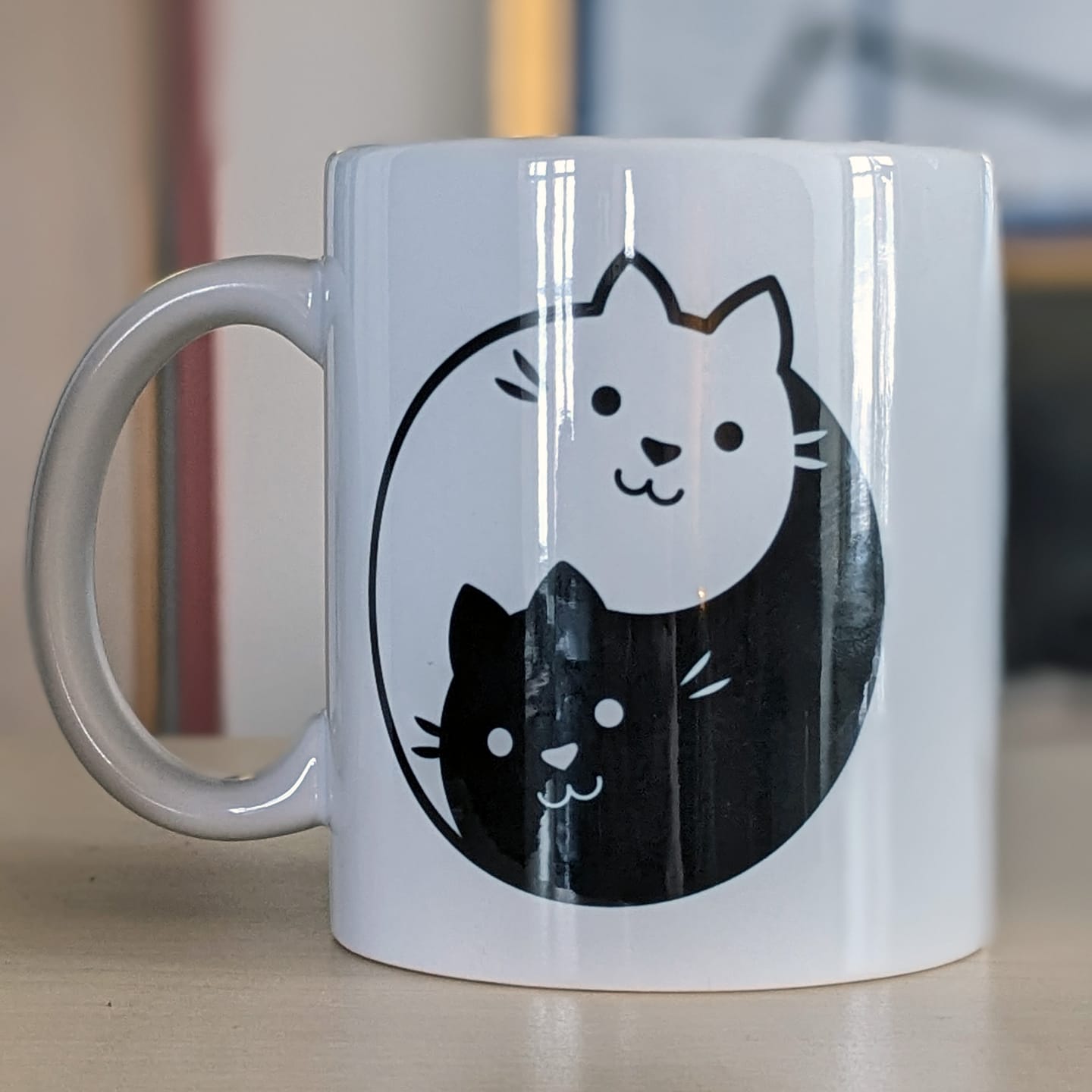 Customer photo review of YIN YANG KATZEN I FunPaw Keramiktasse 325ml