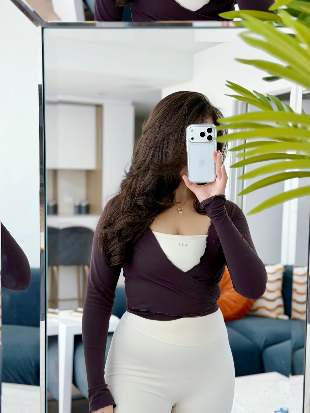 Customer photo review of The Wrap Top / Espresso
