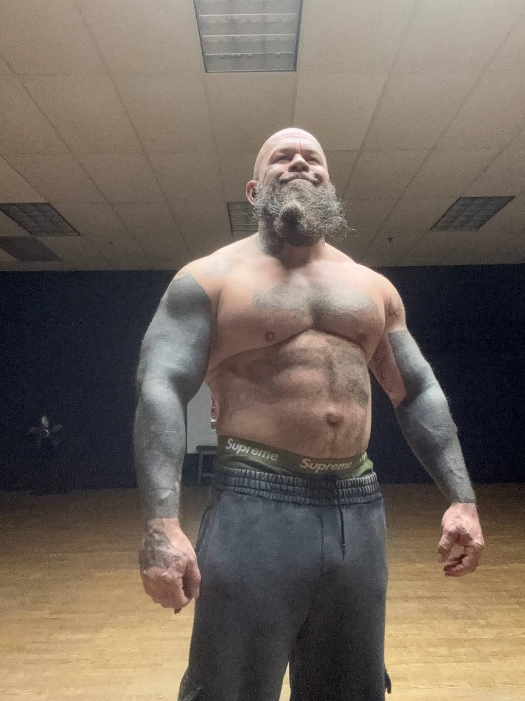 Customer photo review of 2131 - Batman Armored Sweats