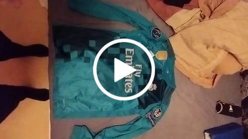 Customer video review of 2017-20018 Maillot Retro Real Madrid Third  Manches Longues