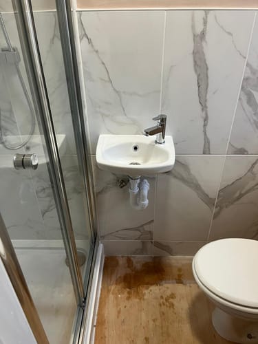 Customer photo review of Melbourne Wall Hung Cloakroom Basin 350mm Wide