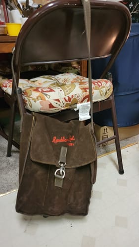 Customer photo review of Republican Red 3-Bottle Wine Tote