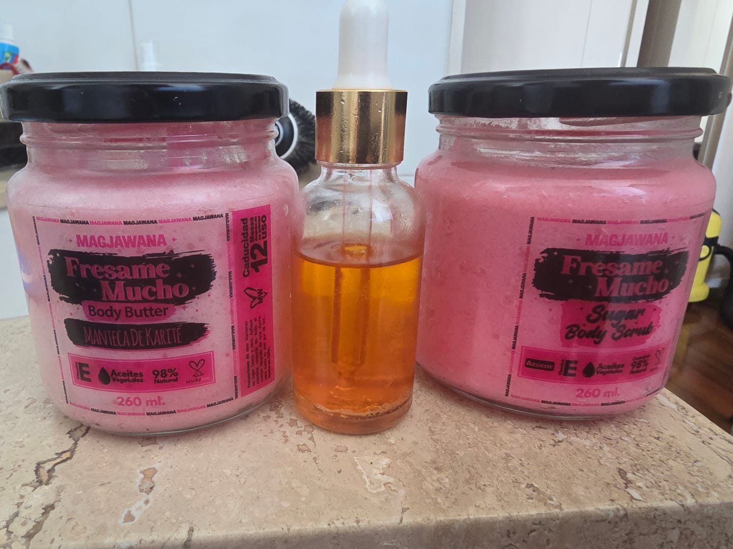 Customer photo review of Exfoliante Fresame Mucho