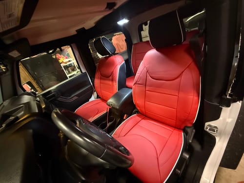 Customer photo review of Premium Custom-Fit Seat Covers