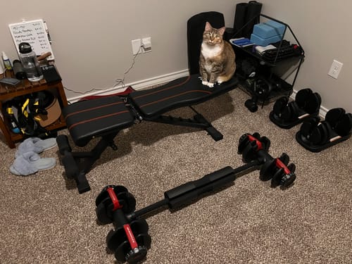 Customer photo review of Hyperbell Bundle: Bar, Kettlebell, Pad