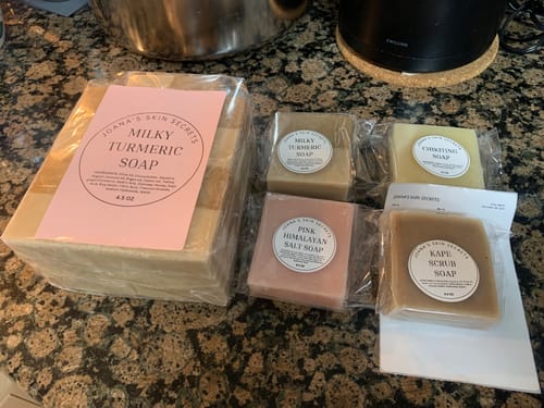 Customer photo review of JOANA'S SKIN SECRETS SOAP COLLECTION