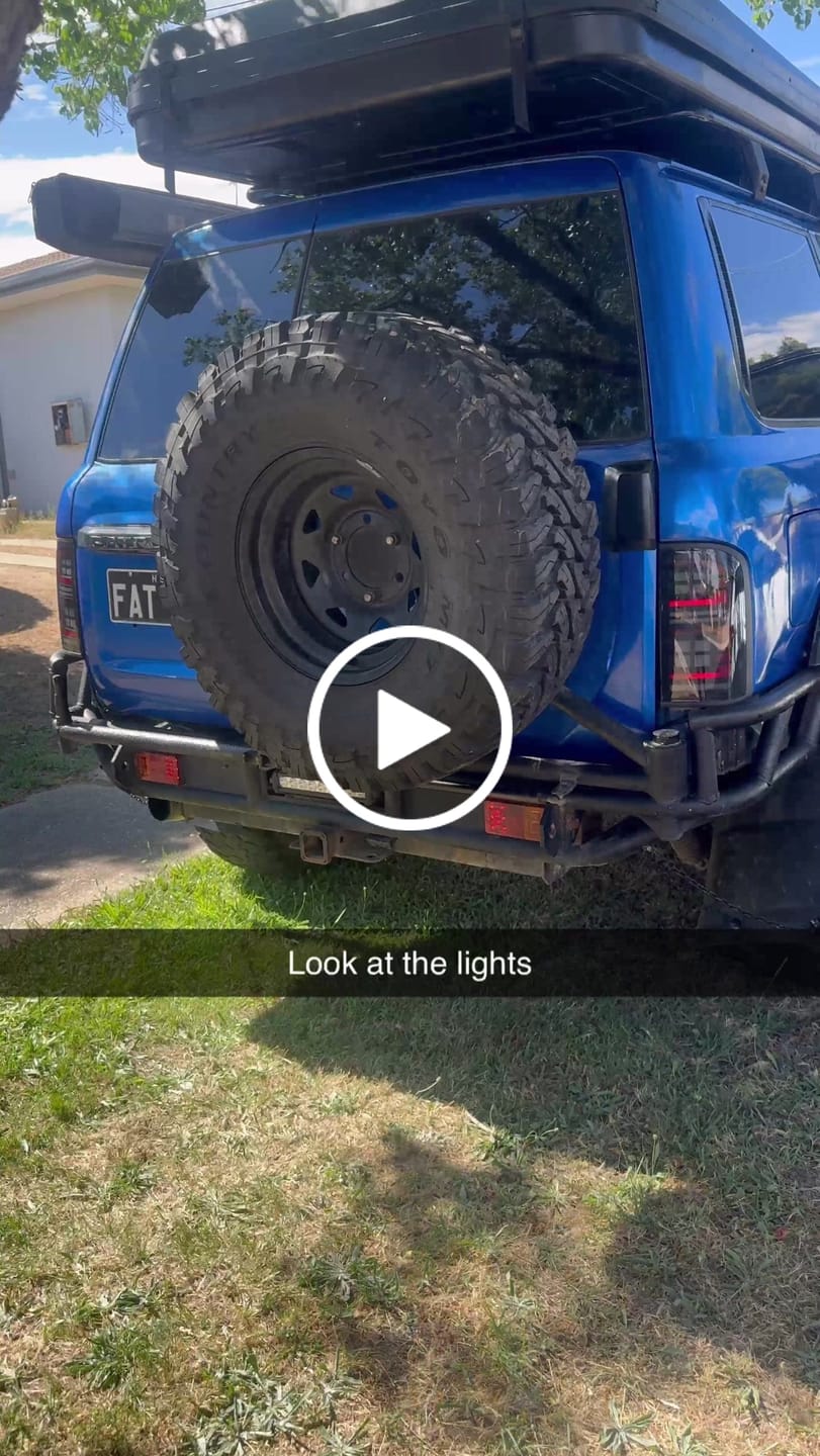 Customer video review of Nissan Gu Patrol Series 1 - 3 1998 - 2004 LED Tail Lights