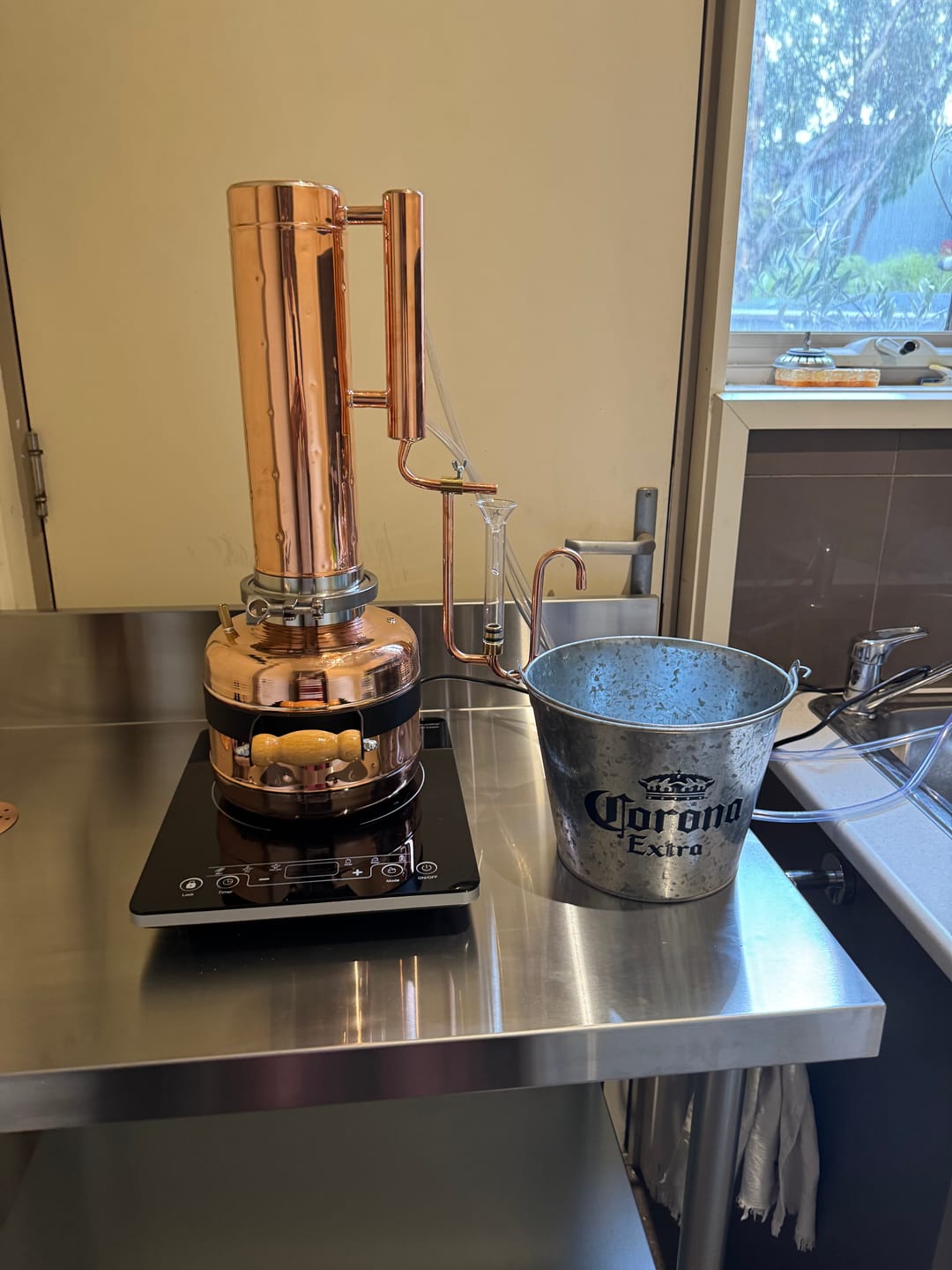 Customer photo review of Essential Oil Distiller 1,9Gal/7L - Premium Kit