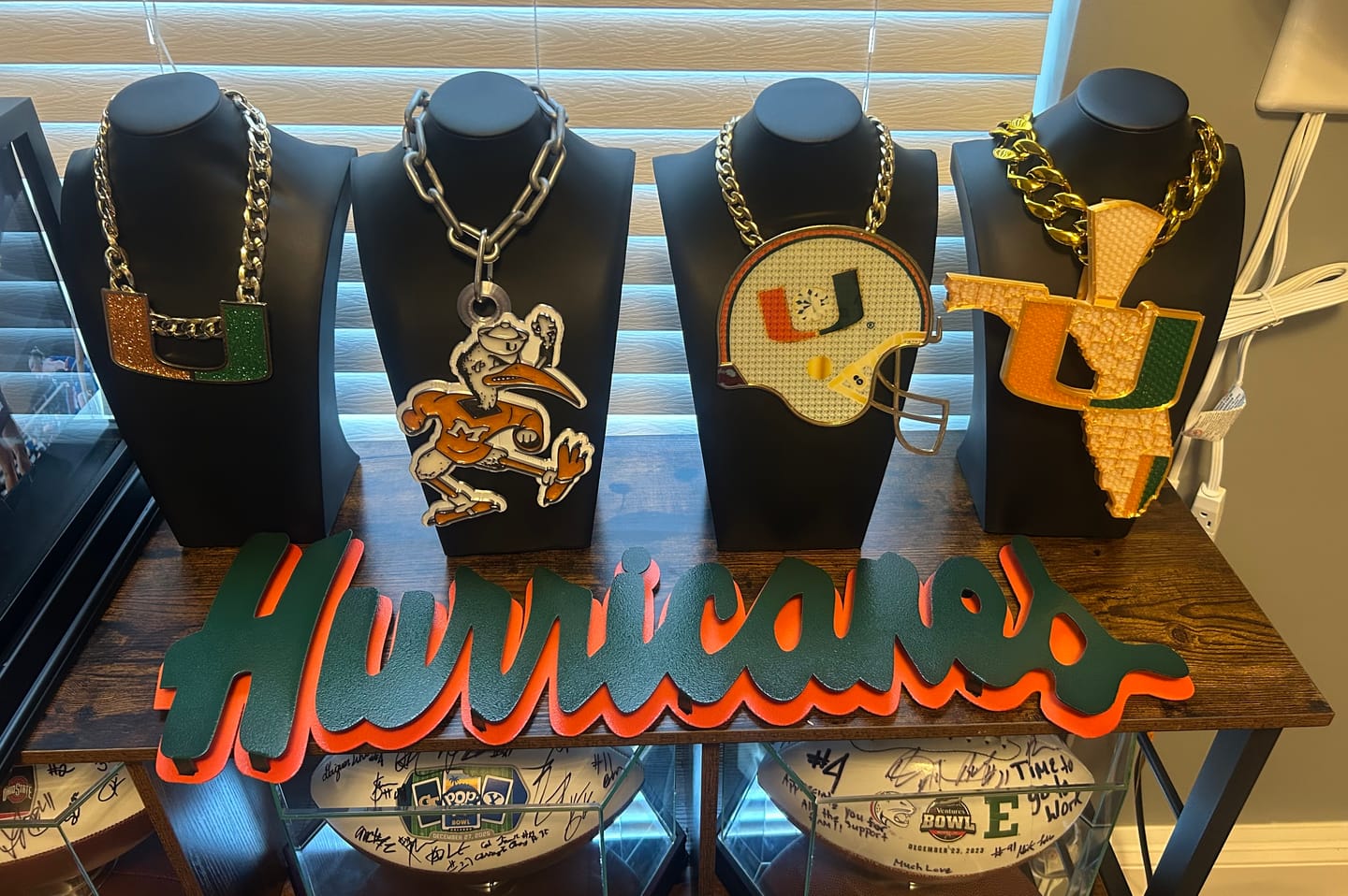 Customer photo review of Miami Hurricanes CRAFT SERIES 3D Vintage Metal Wall Art