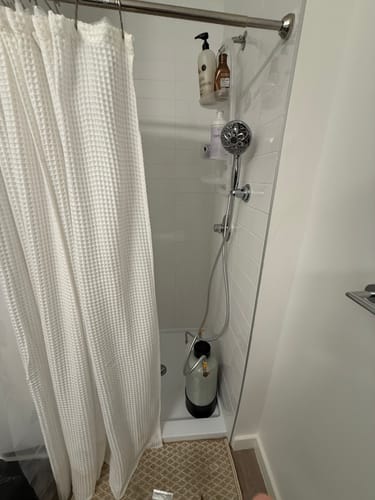Customer photo review of Shower Water Softener System