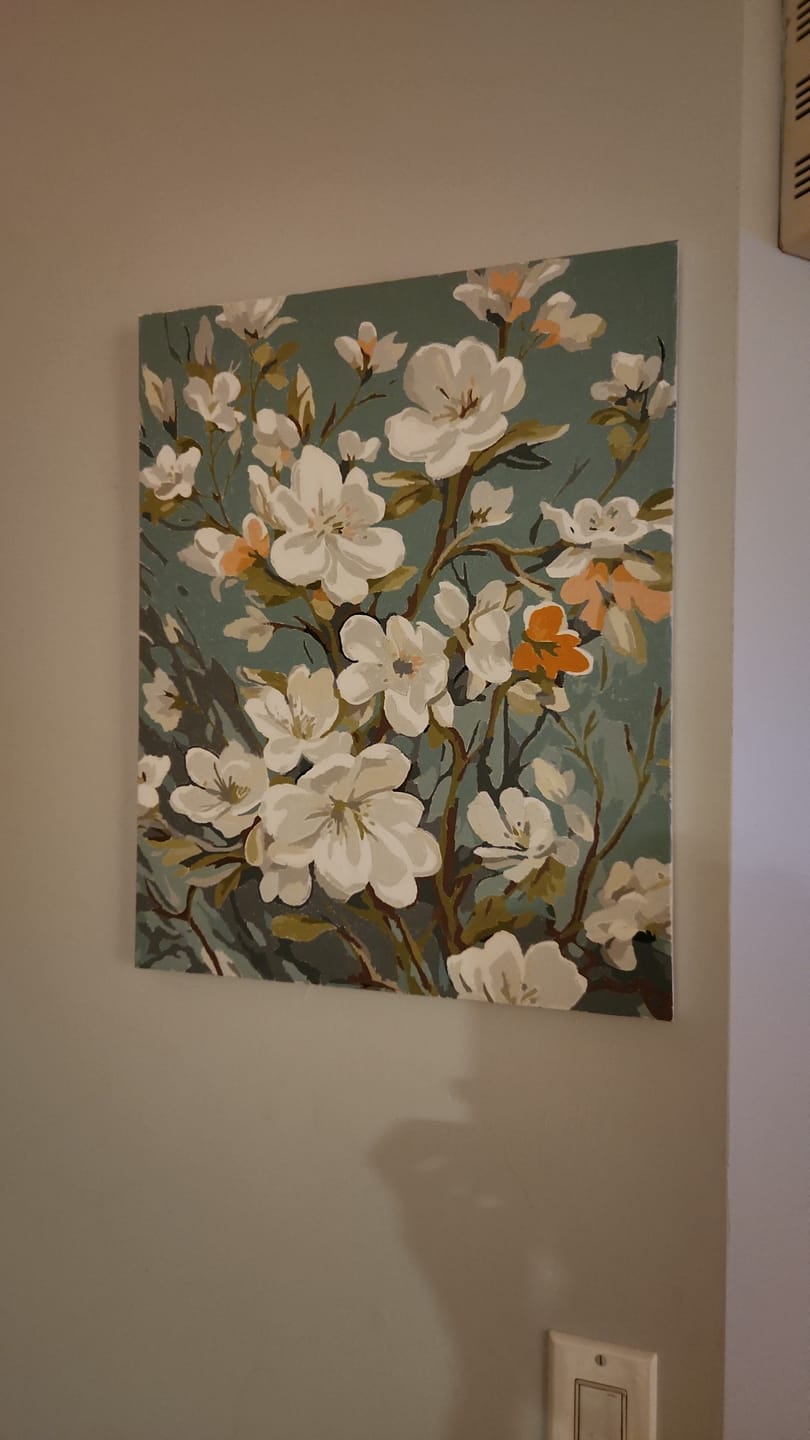 Customer photo review of Spring Blossom Tapestry