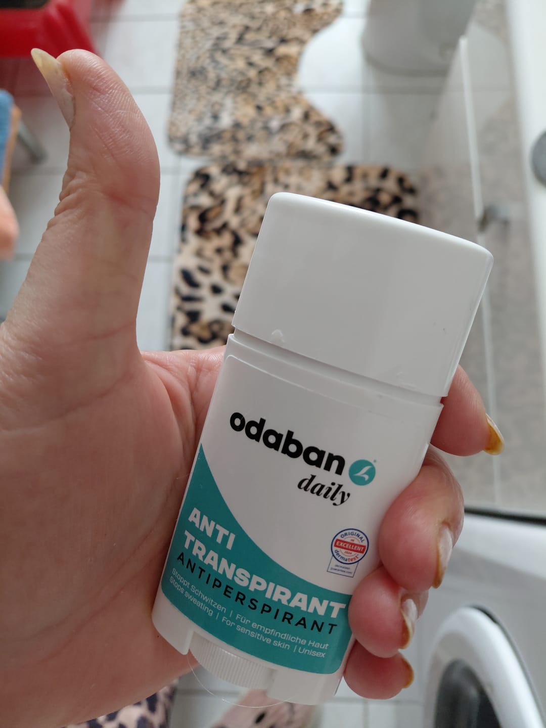Customer photo review of odaban® daily Antitranspirant Deo Stick