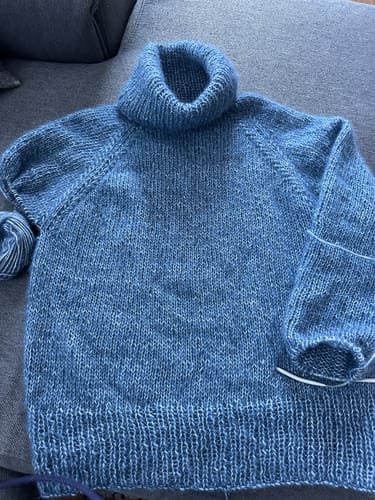 Customer photo review of KNITTING KIT MARINA PULL