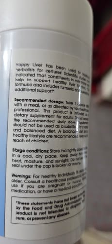 Customer photo review of Happy Liver