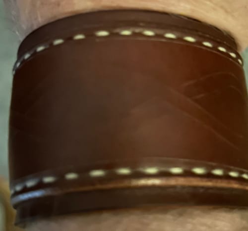 Customer photo review of Armband i äkta läder