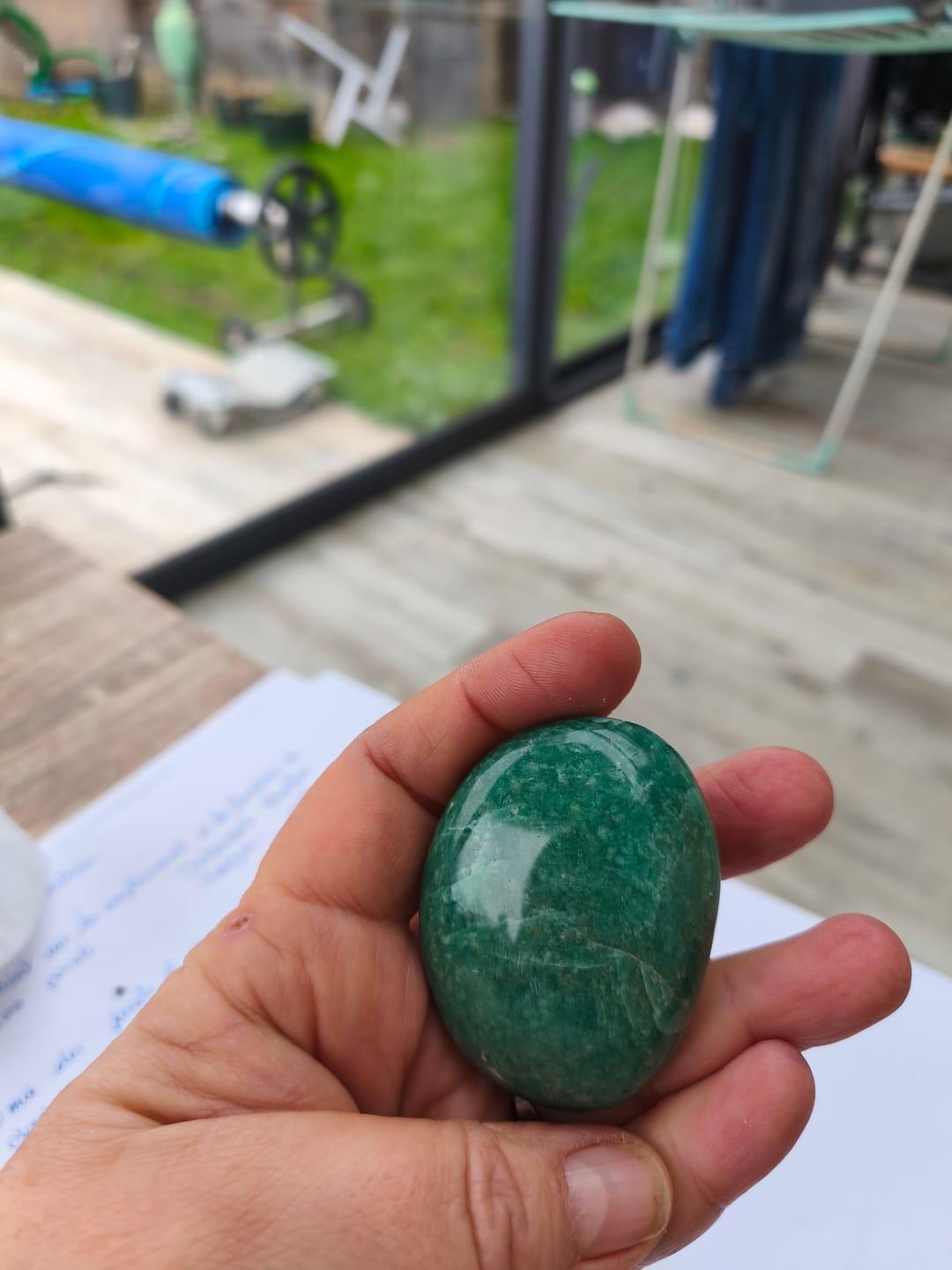 Customer photo review of Galet Amazonite