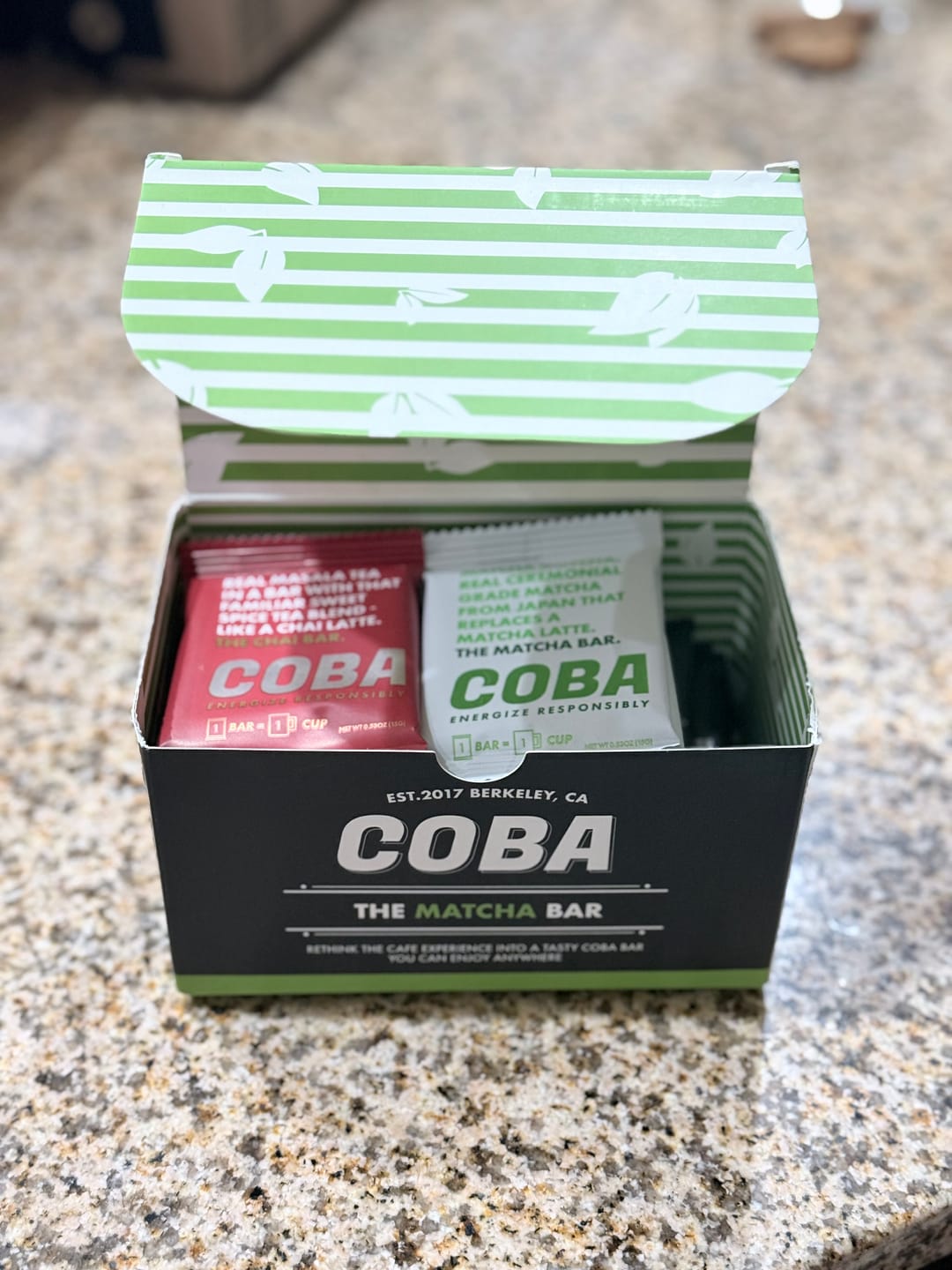 Customer photo review of COBA Sample Box