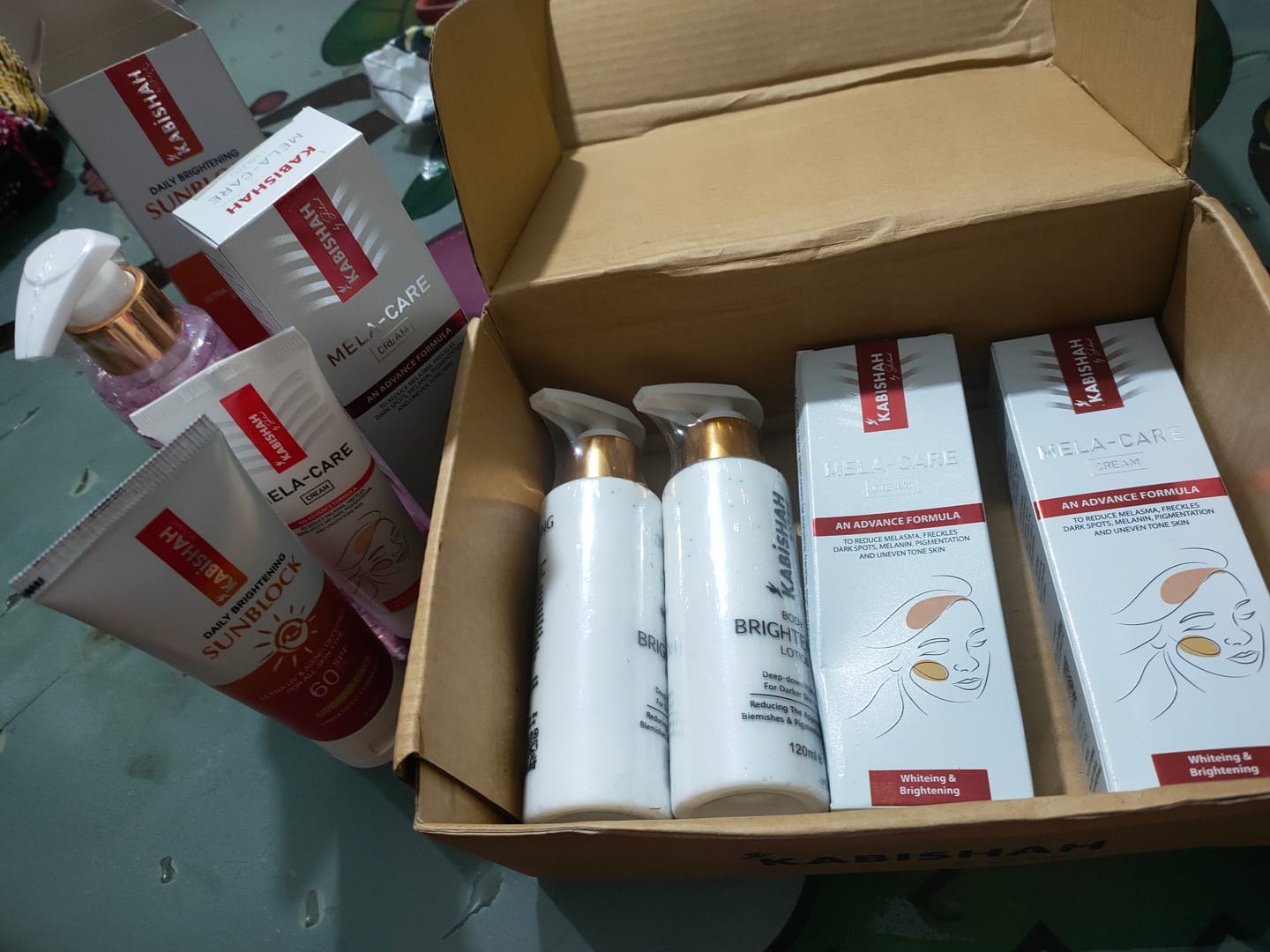 Customer photo review of Glow Bundle: Brightening Duo