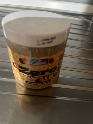 Customer photo review of Crema proteica gusto nocciola bianca