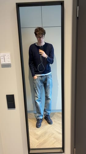 Customer photo review of Pull FFresh col rond - 100% cachemire -  300NAVY