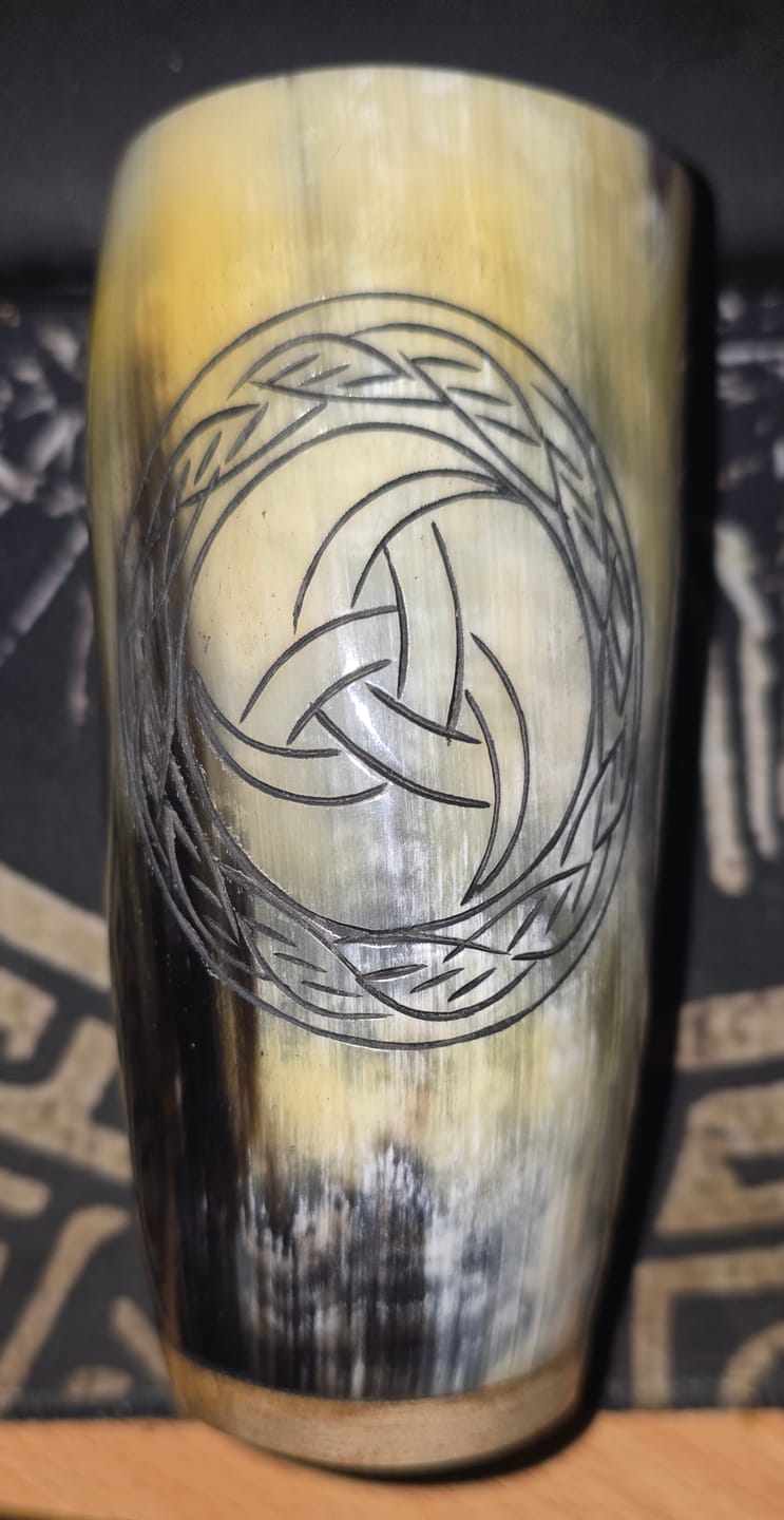 Customer photo review of Mystery Viking Drinking Horn