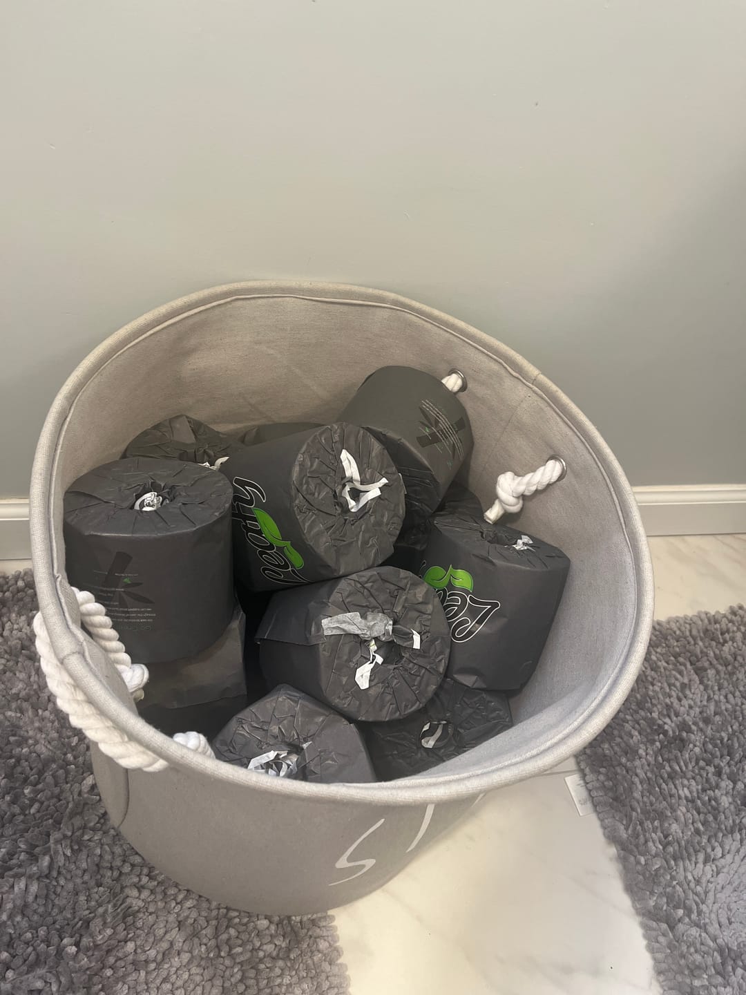 Customer photo review of Essential Toilet Paper 24 Single Roll Box