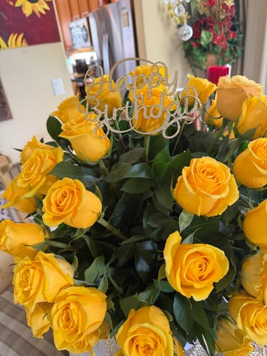 Customer photo review of 50 Box - Yellow Roses