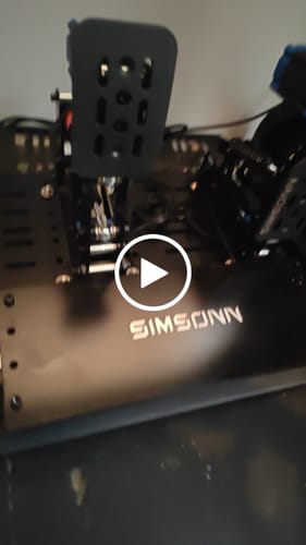 Customer video review of Newest Simsonn Plus X Simracing Load Cell Pedal with Haptics Reactor