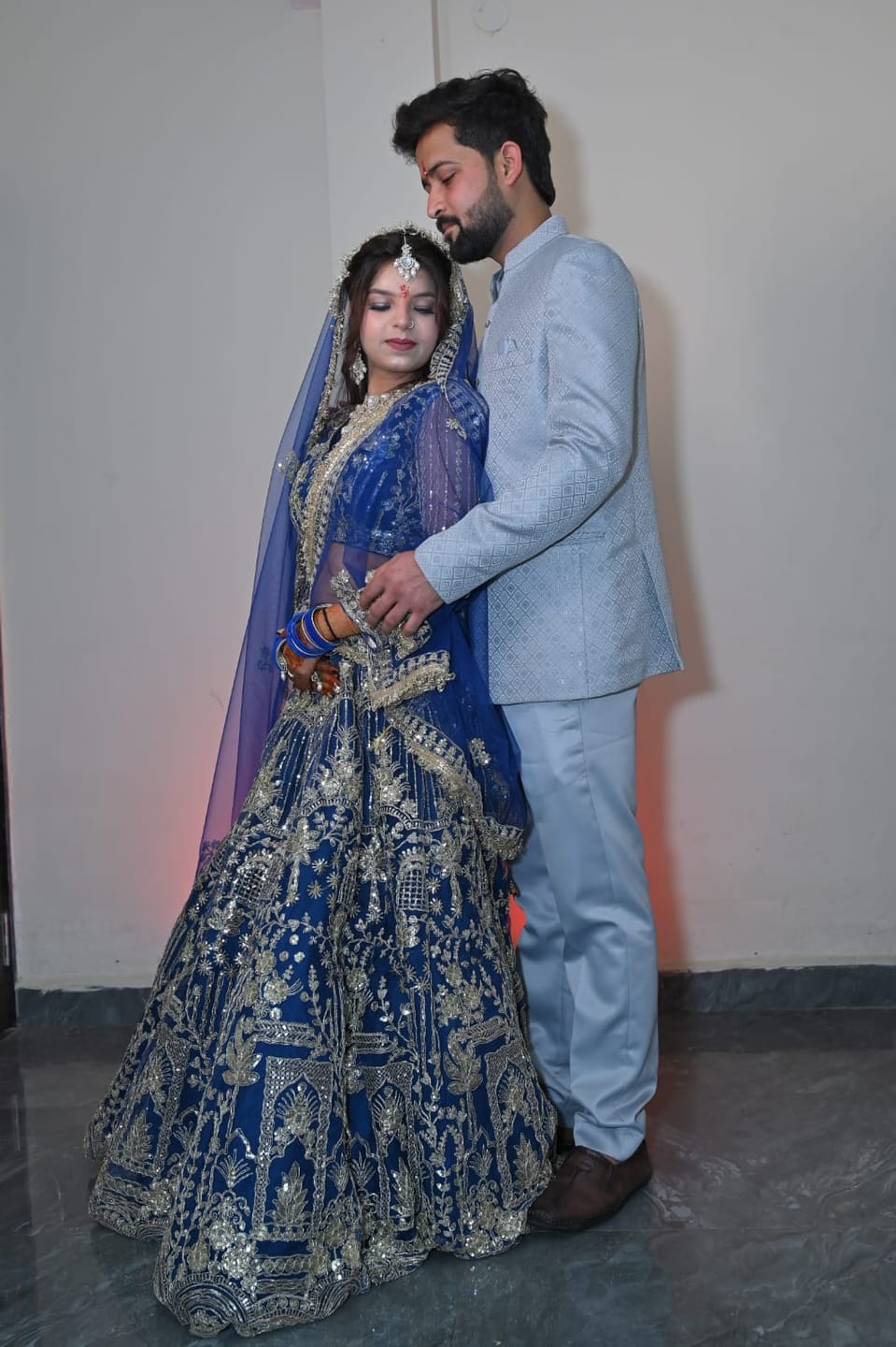 Customer photo review of Engagement Special Viral Soft Net  Coding Sequins Work Lehenga Choli