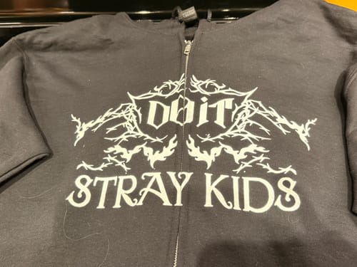 Customer photo review of DO IT You Make StrayKids Stay EVIL SKZOO VER Zip Hoodie