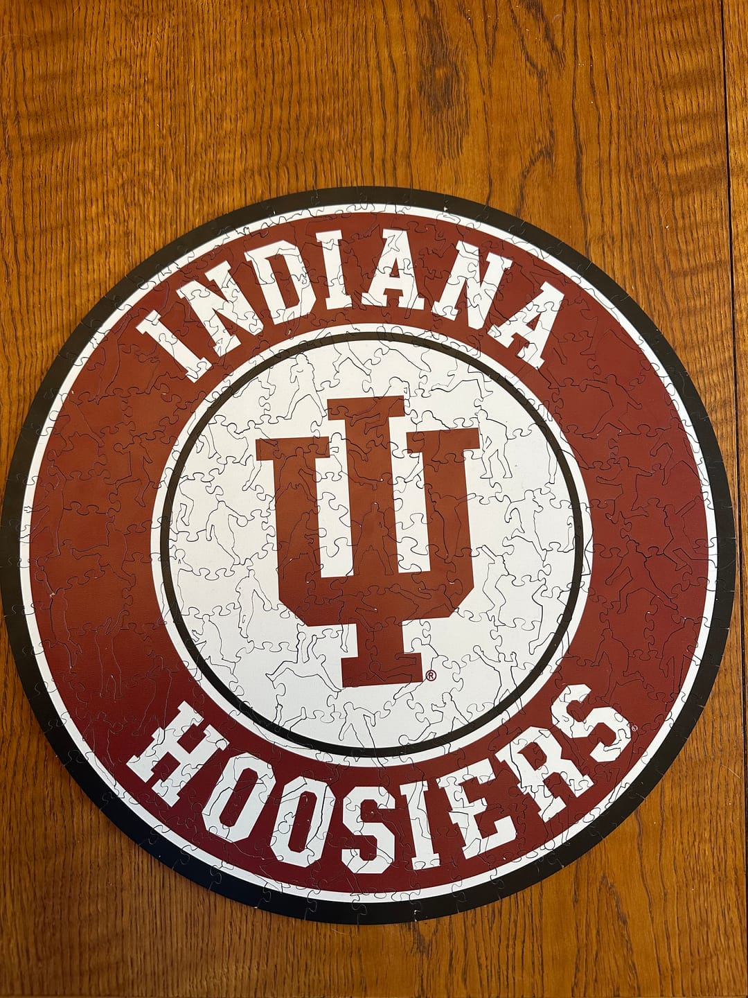 Customer photo review of Indiana University - Wooden Puzzle